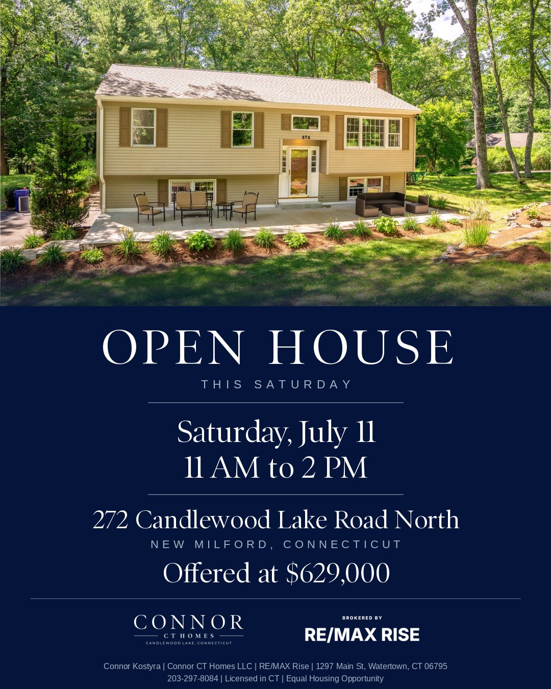 Instagram feed ad for the 272 Candlewood open house