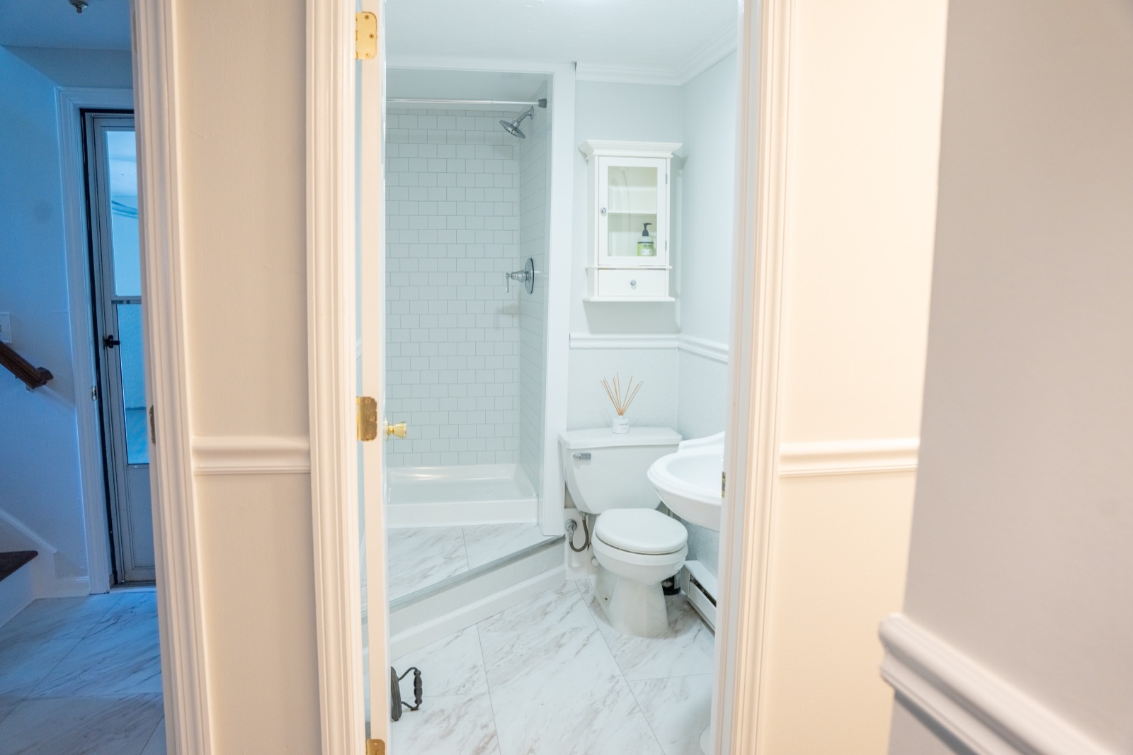 Lower level bathroom